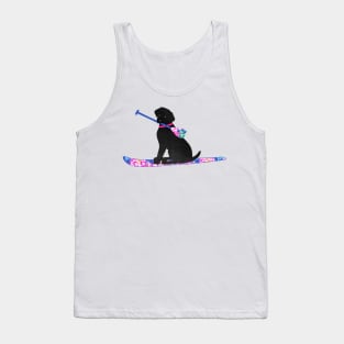 SUP Preppy Black Lab - Lilly Inspired Stand Up Paddle Board Tank Top